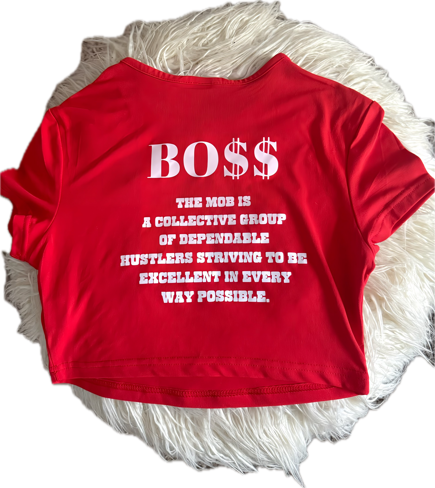 Red MOB Crop Top