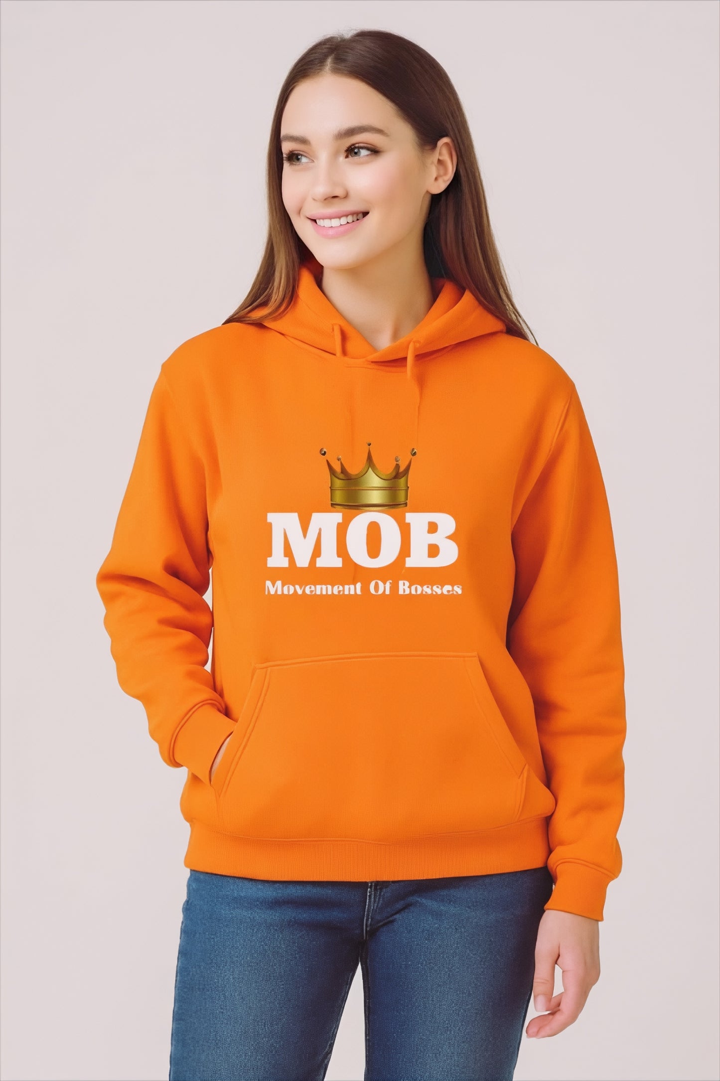 Women’s Orange MOB Hoodie