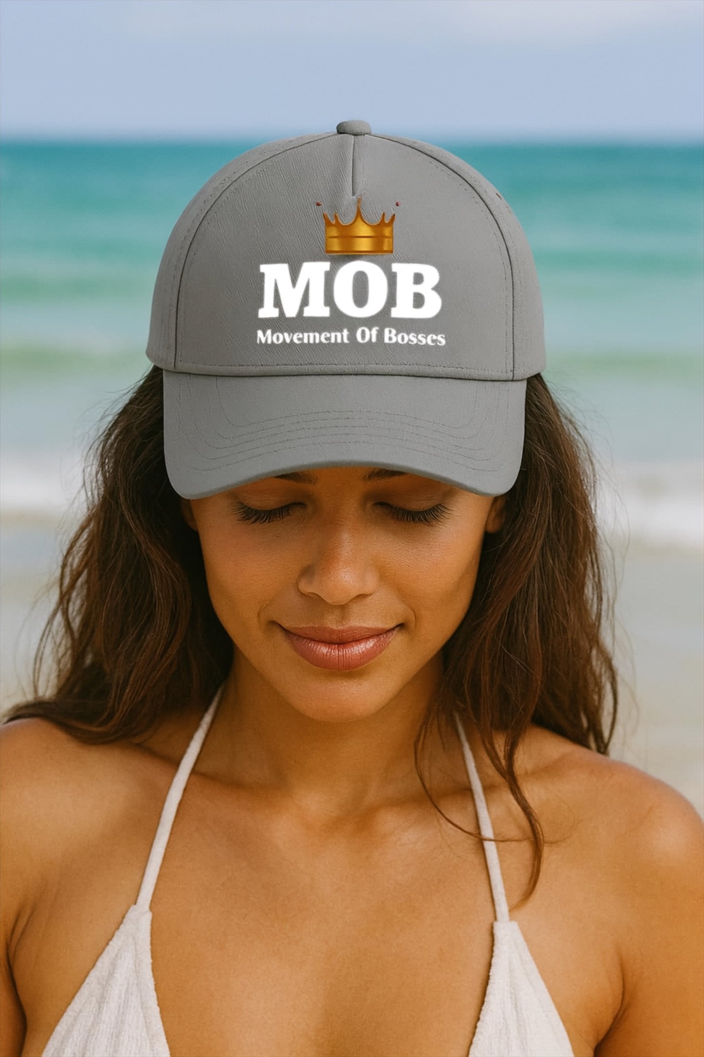 Grey MOB Hat
