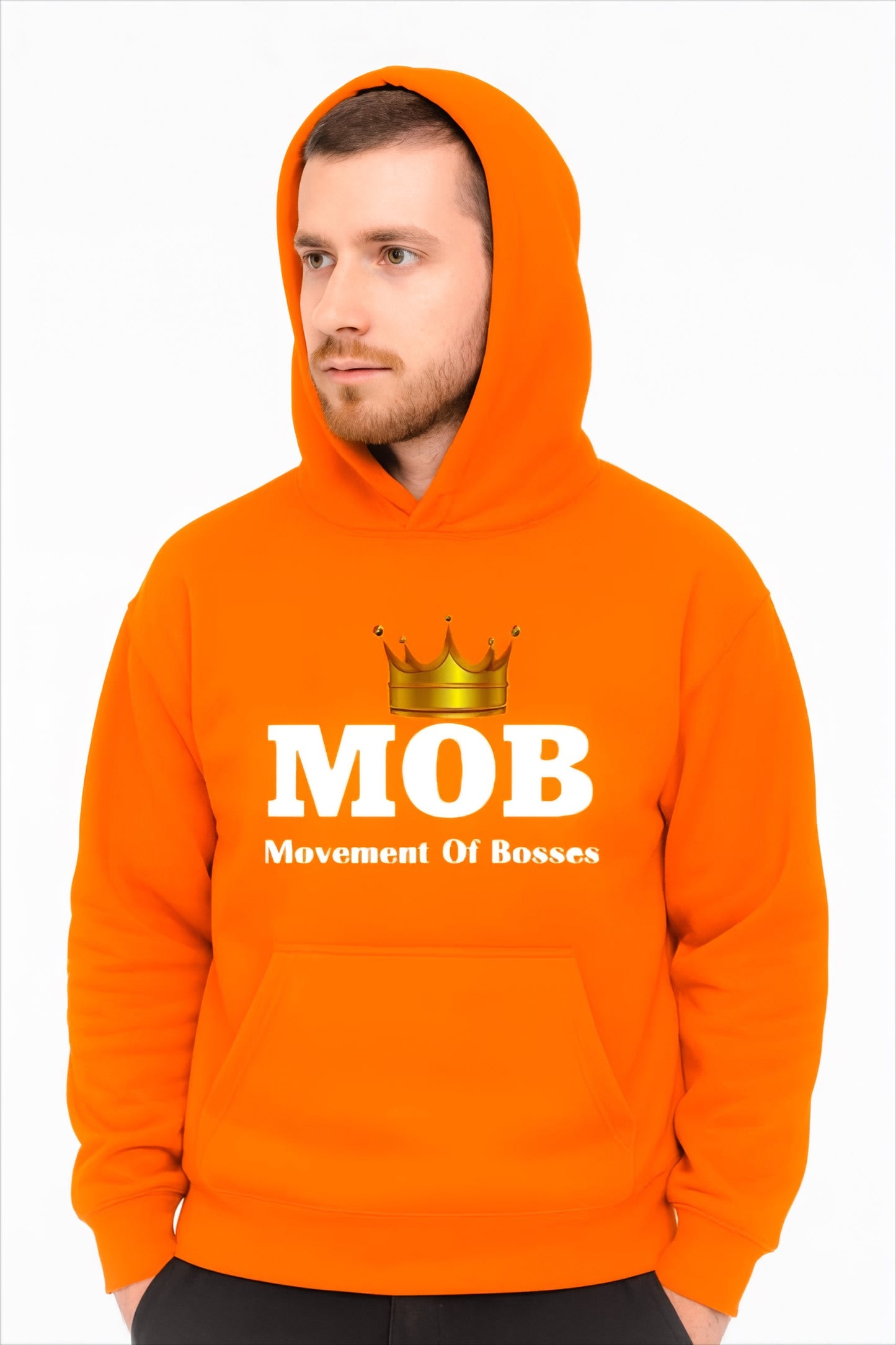 Men’s Orange MOB Hoodie
