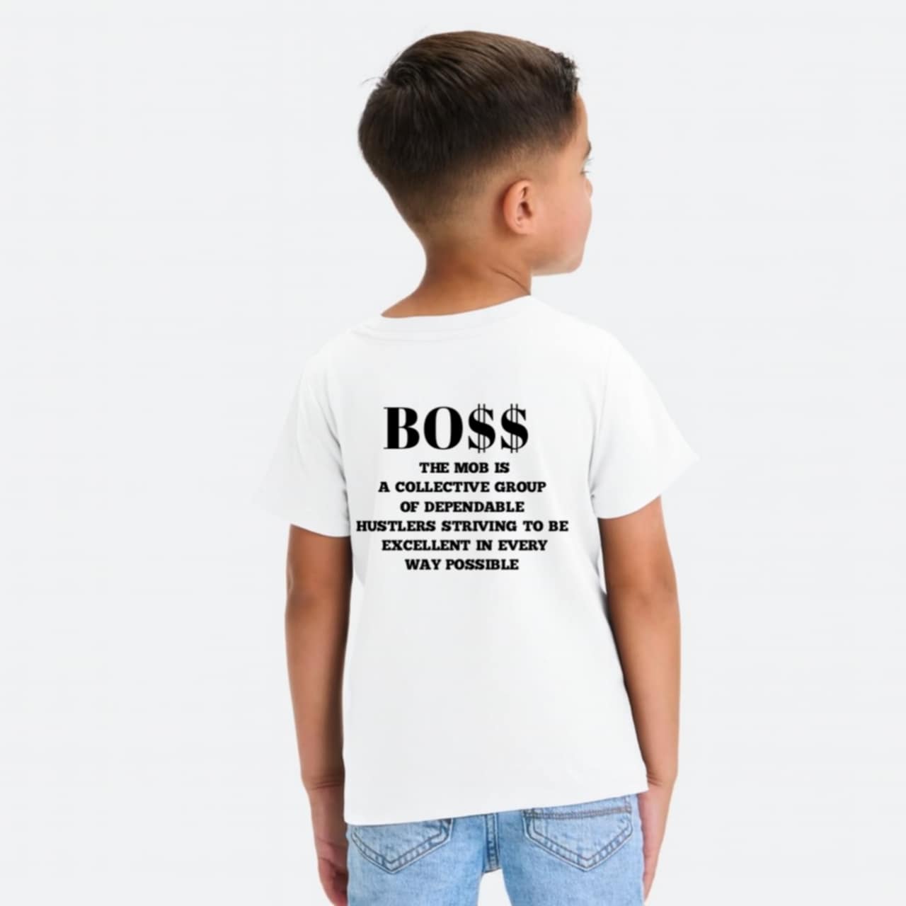 Toddler White MOB T-Shirt