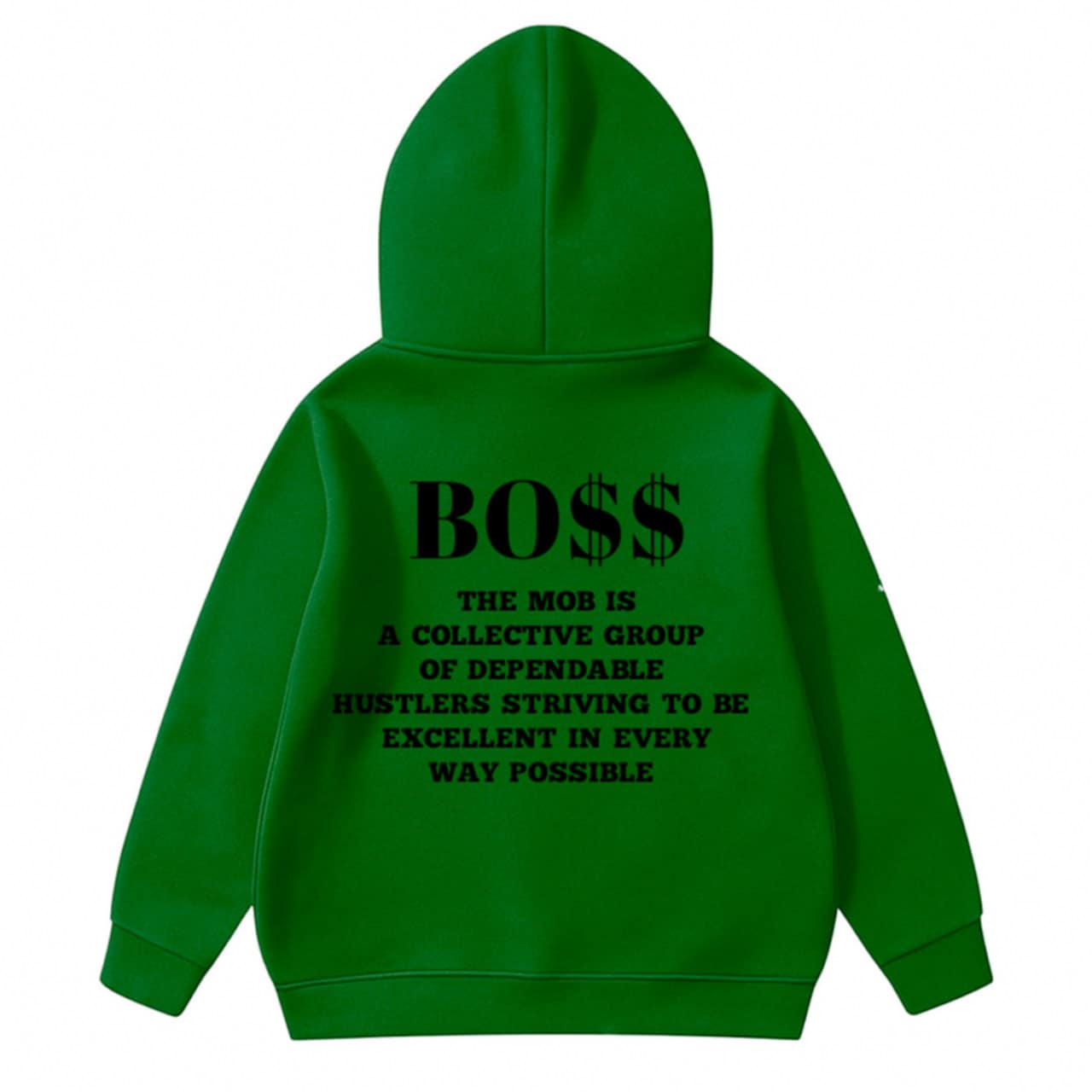 Toddler Green With Black Font MOB Jumpsuit