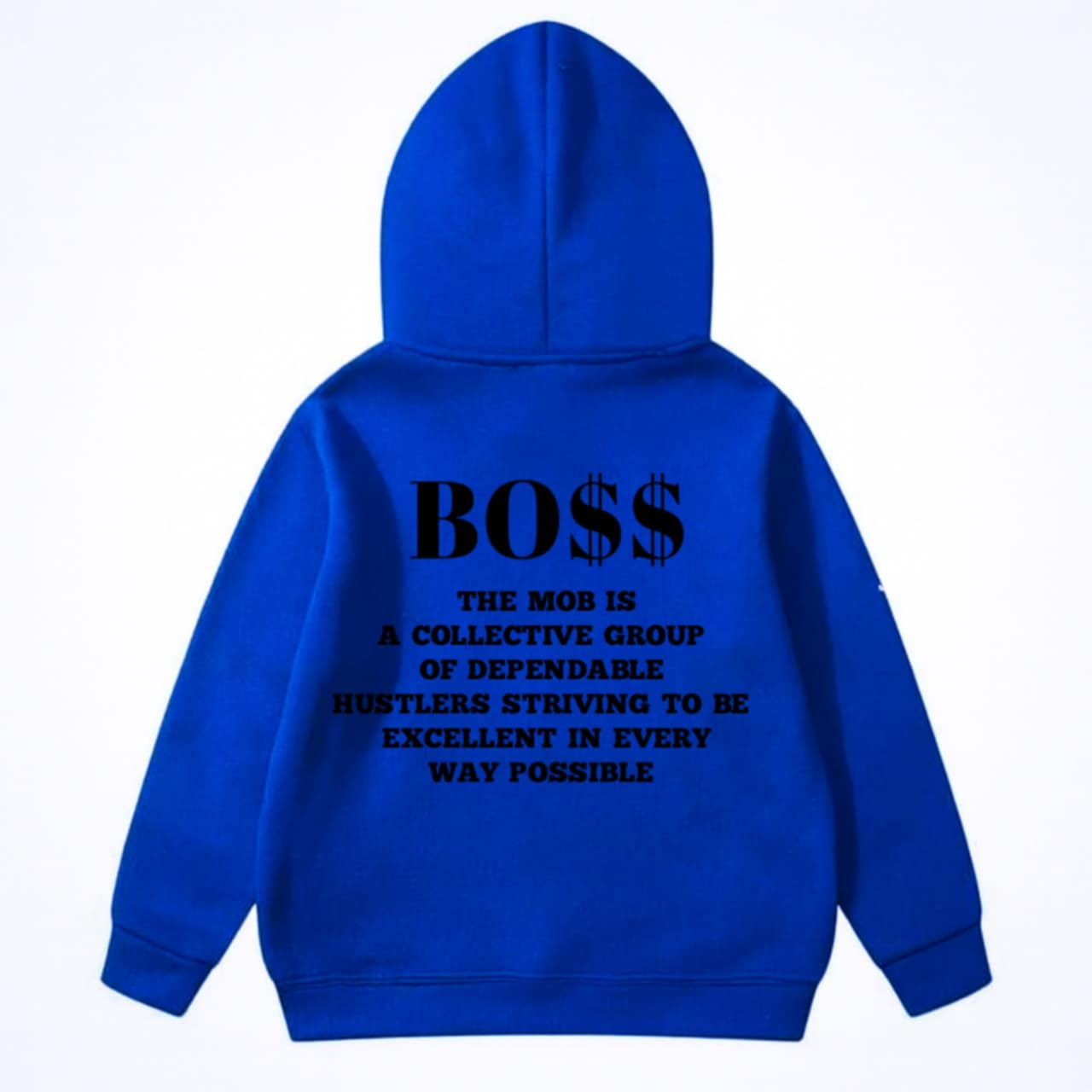 Toddler Royal Blue with Black Font MOB Jumpsuit