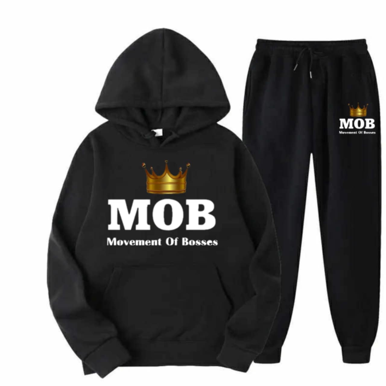 Men's Black MOB Jumpsuit