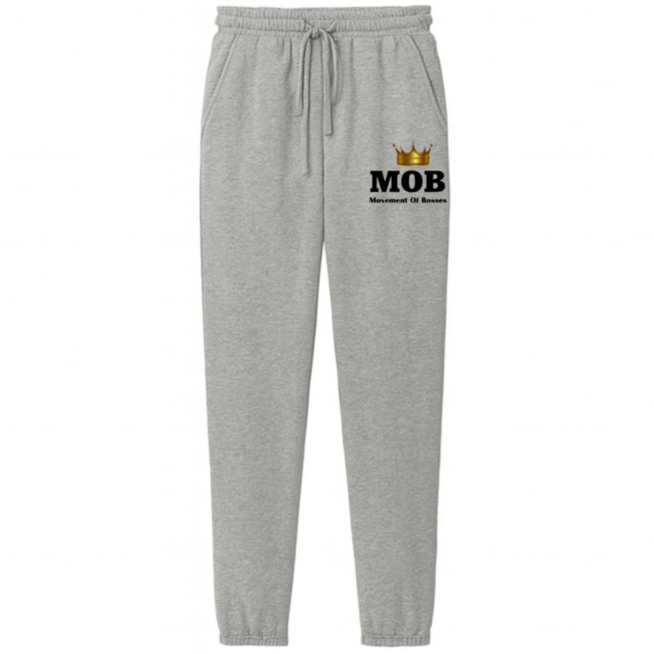 Men's Grey With Black Font Jumpsuit