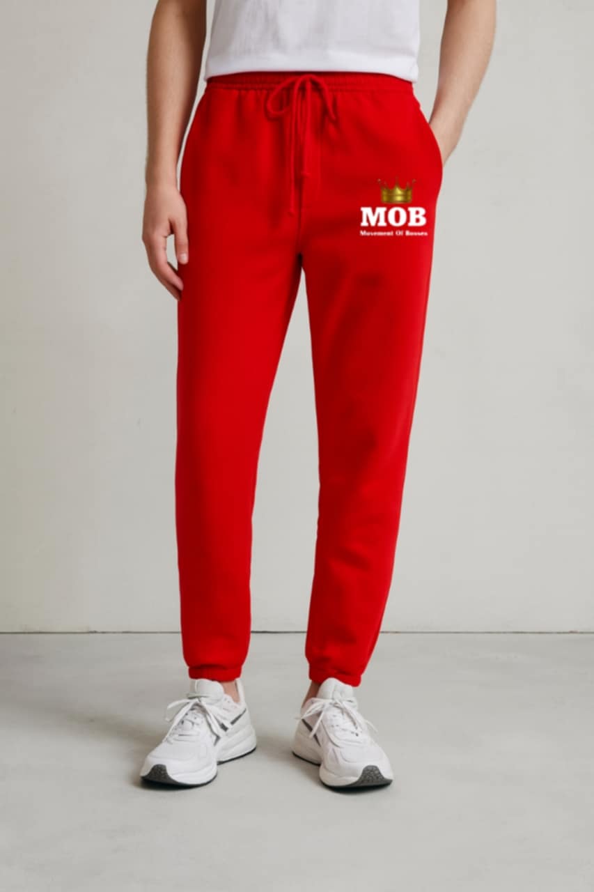 Men’s Red MOB Jogging Pants