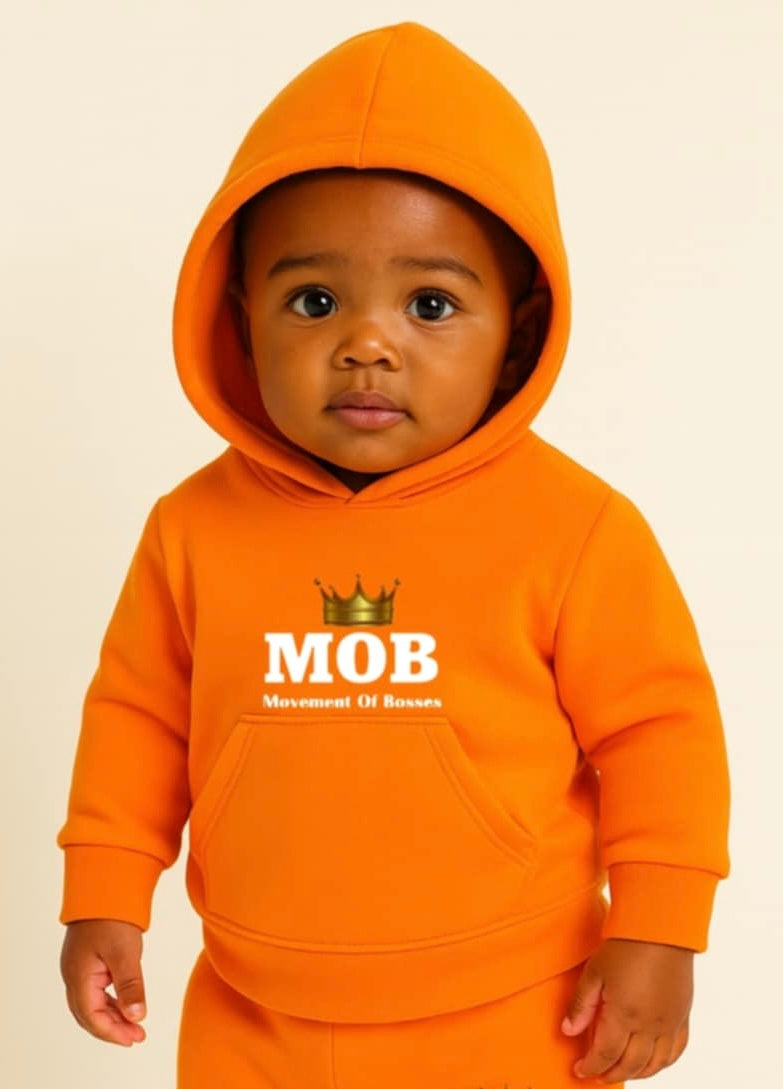 Toddler Orange MOB Hoodie