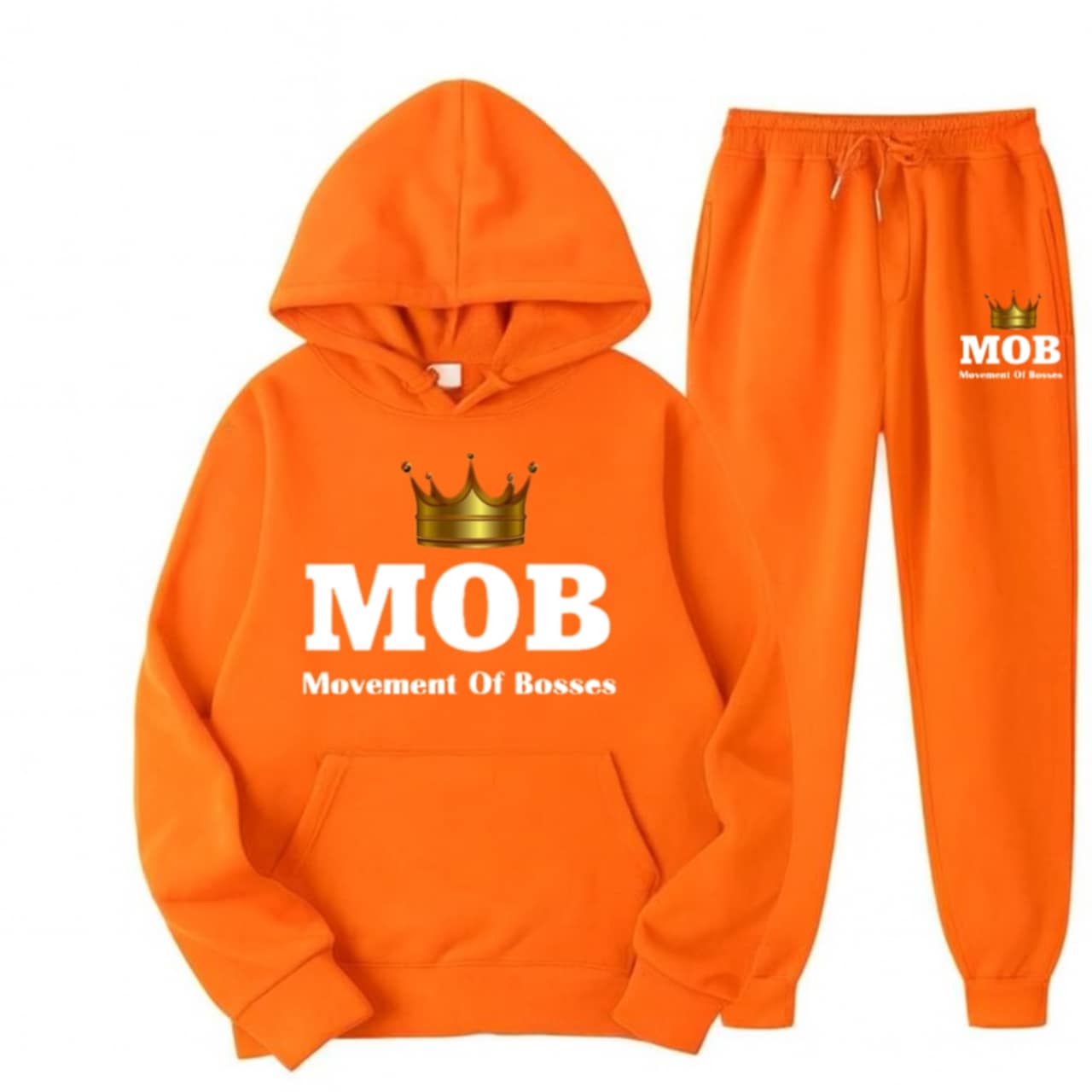 Women's Orange MOB Jumpsuit