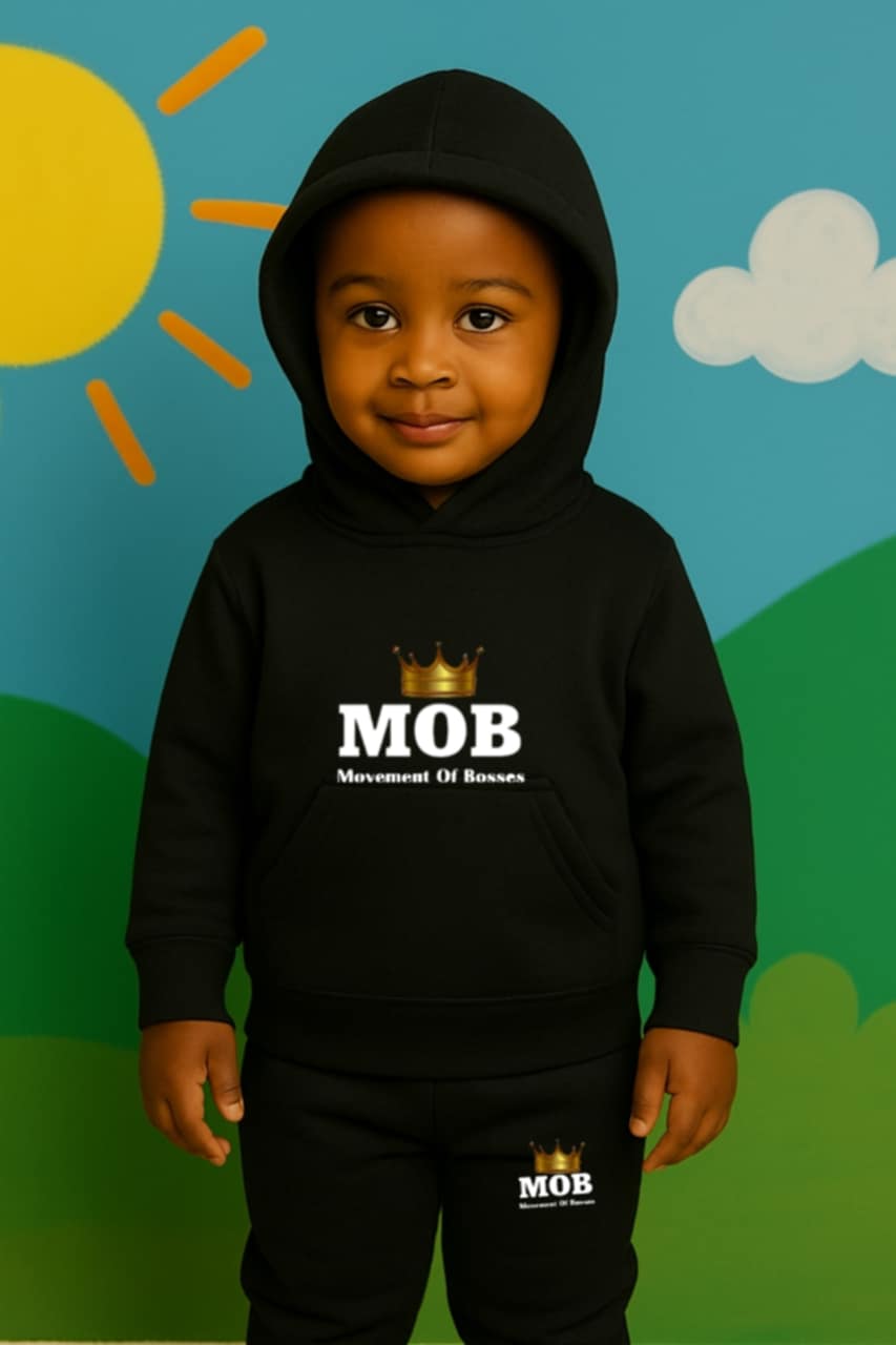 Toddler Black MOB Jumpsuit