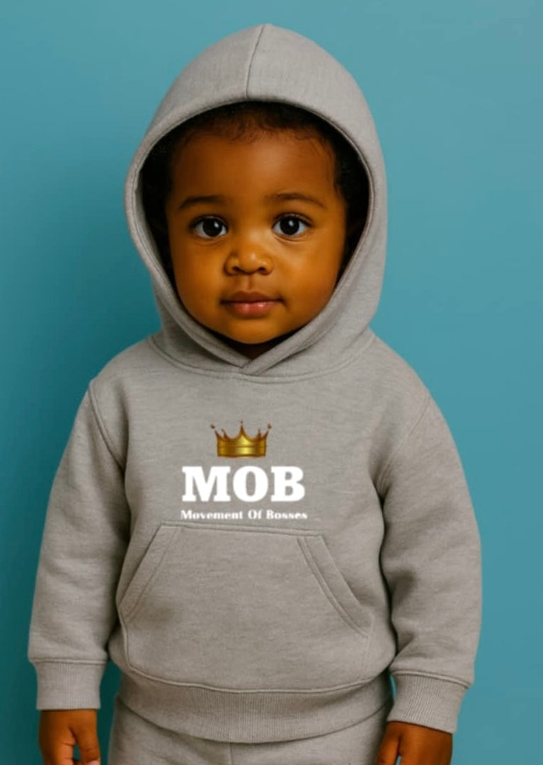 Toddler Grey MOB Hoodie