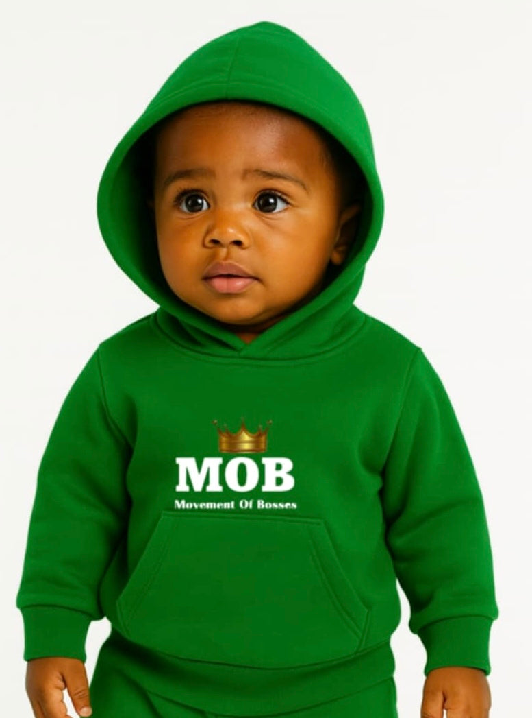 Toddler Green MOB Hoodie