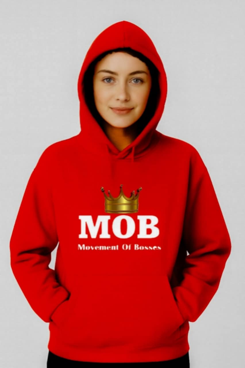 Women’s Red MOB Hoodie