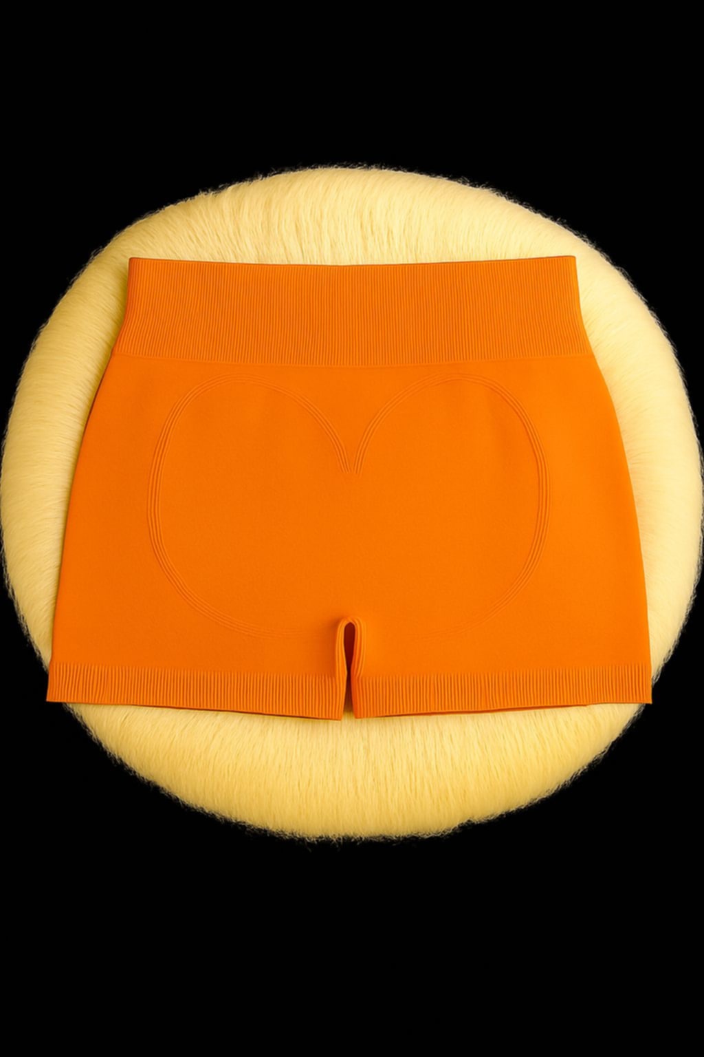 Orange MOB Legging Shorts