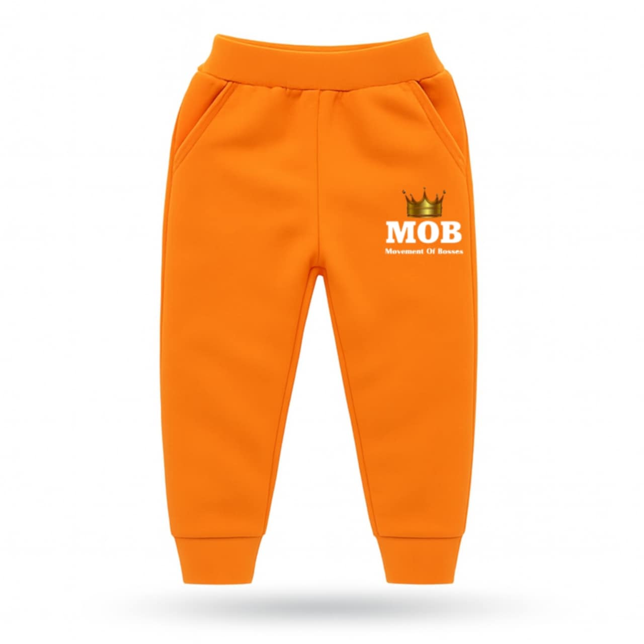 Toddler Orange MOB Jogger Pants