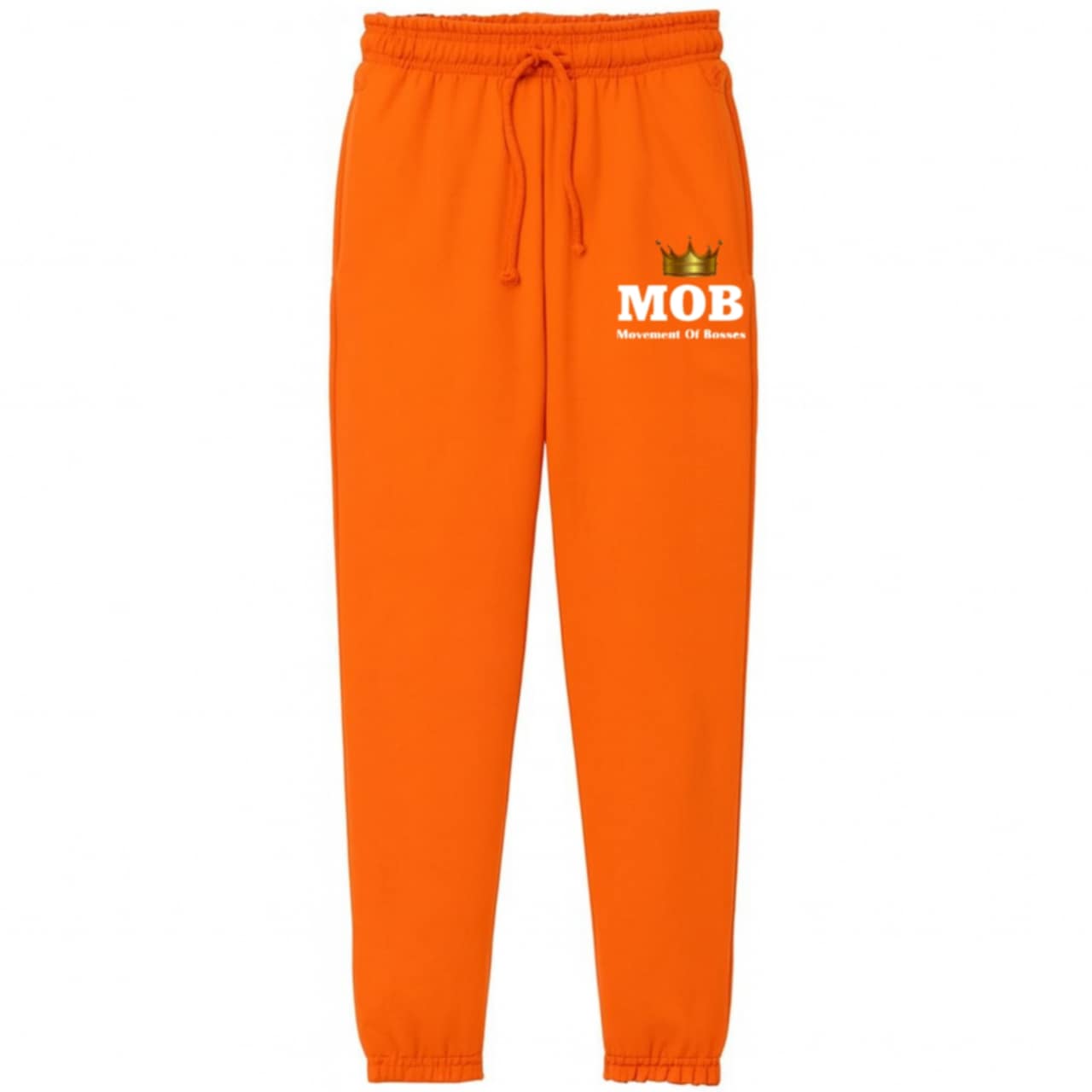 Men’s Orange MOB Jogging Pants