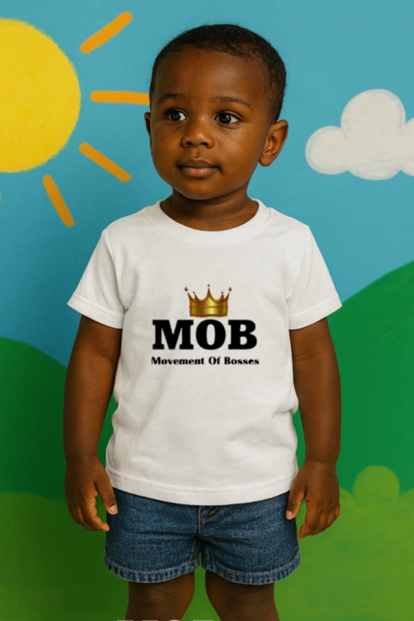 Toddler White MOB T-Shirt