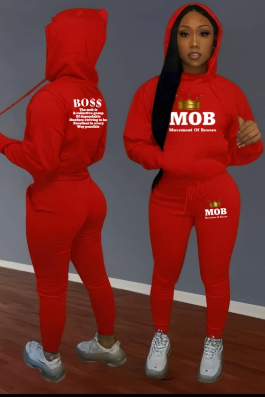 Women’s Red MOB Jumpsuit