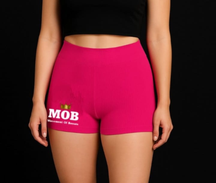 Pink MOB Legging Shorts