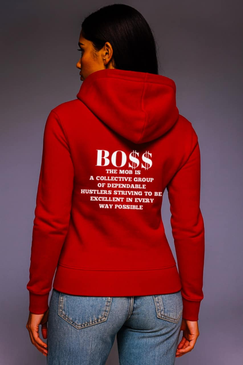 Women’s Red MOB Hoodie