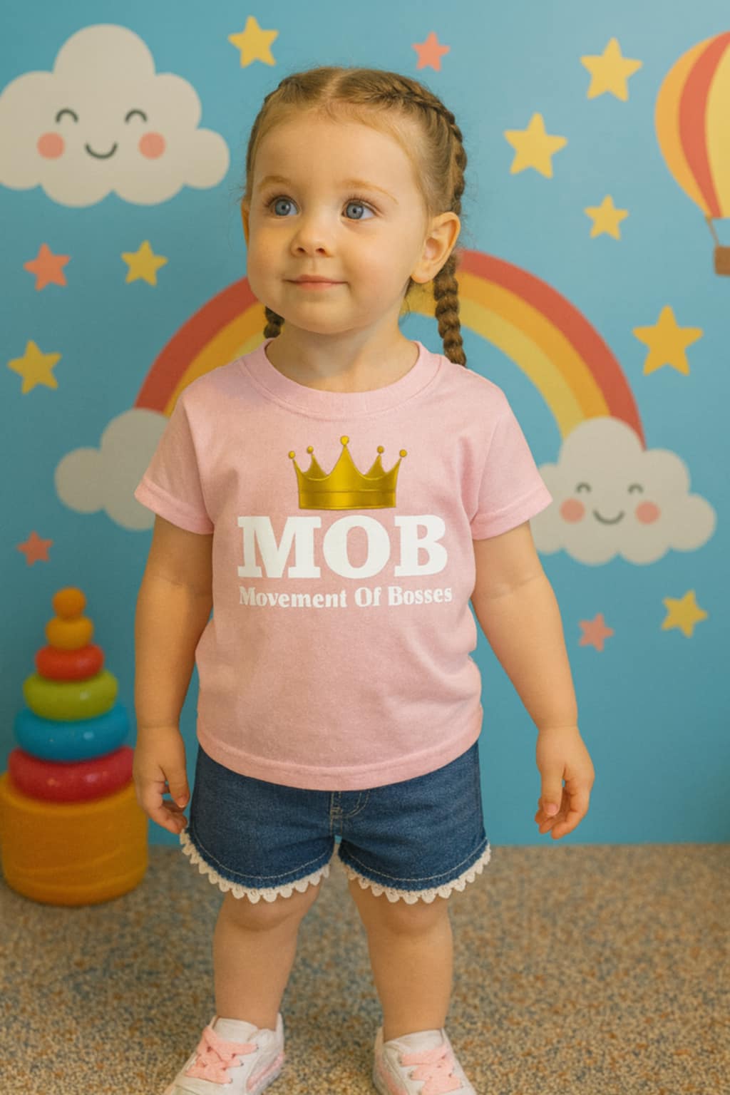 Toddler Light Pink MOB T-Shirt