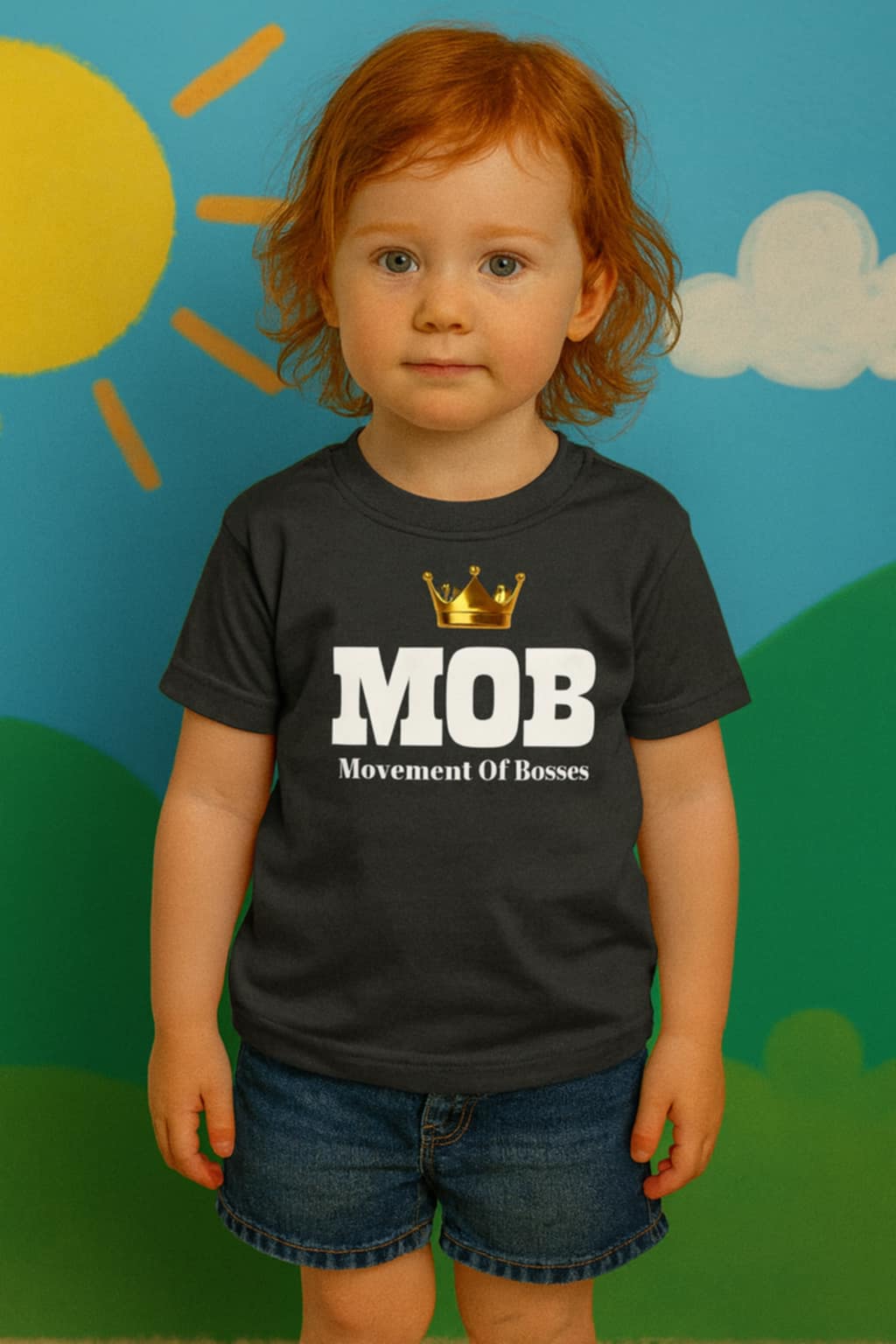Toddler Black MOB T-Shirt