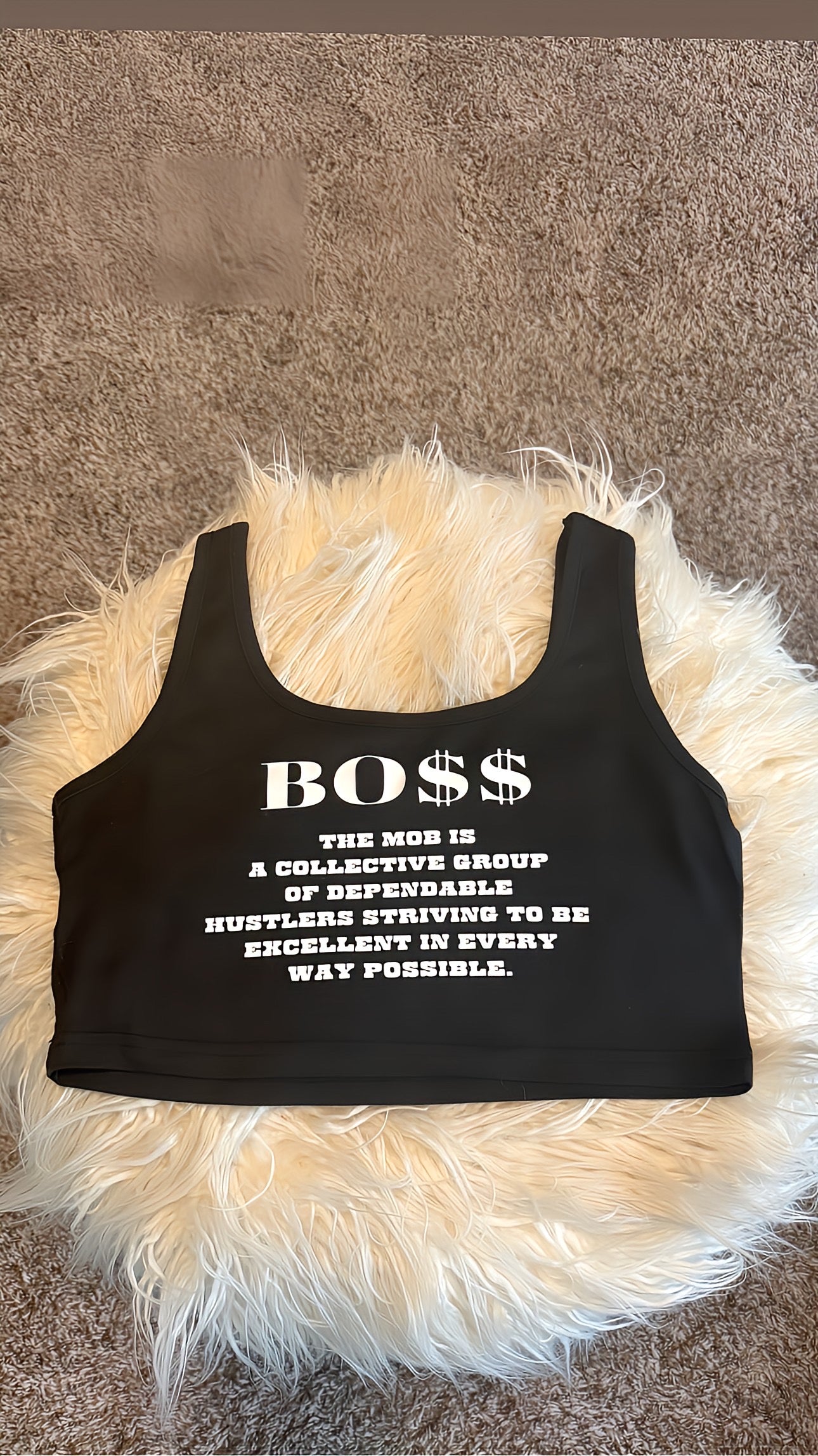 Black MOB Tank Top