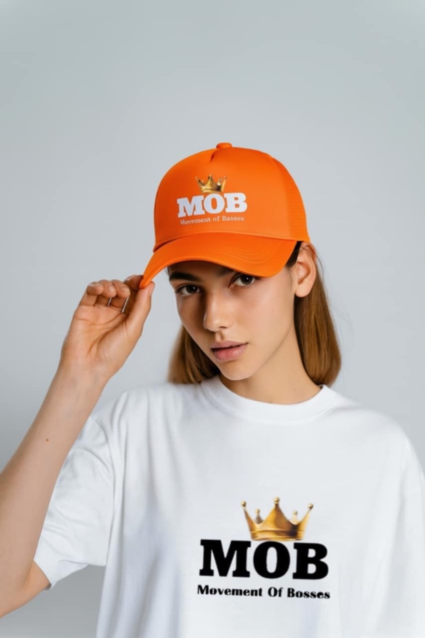 Orange MOB Hat