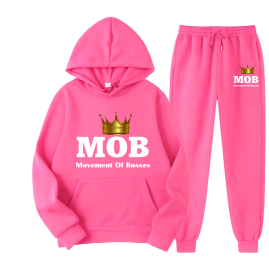 Women's Pink MOB Jumpsuit
