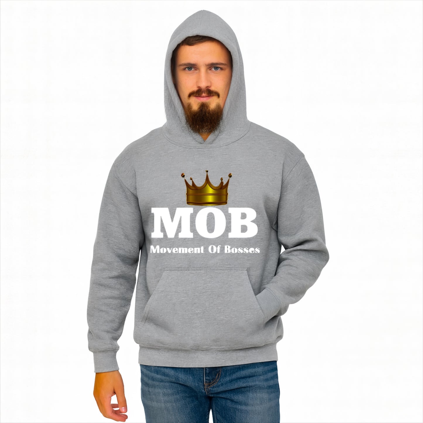 Men’s Grey MOB Hoodie