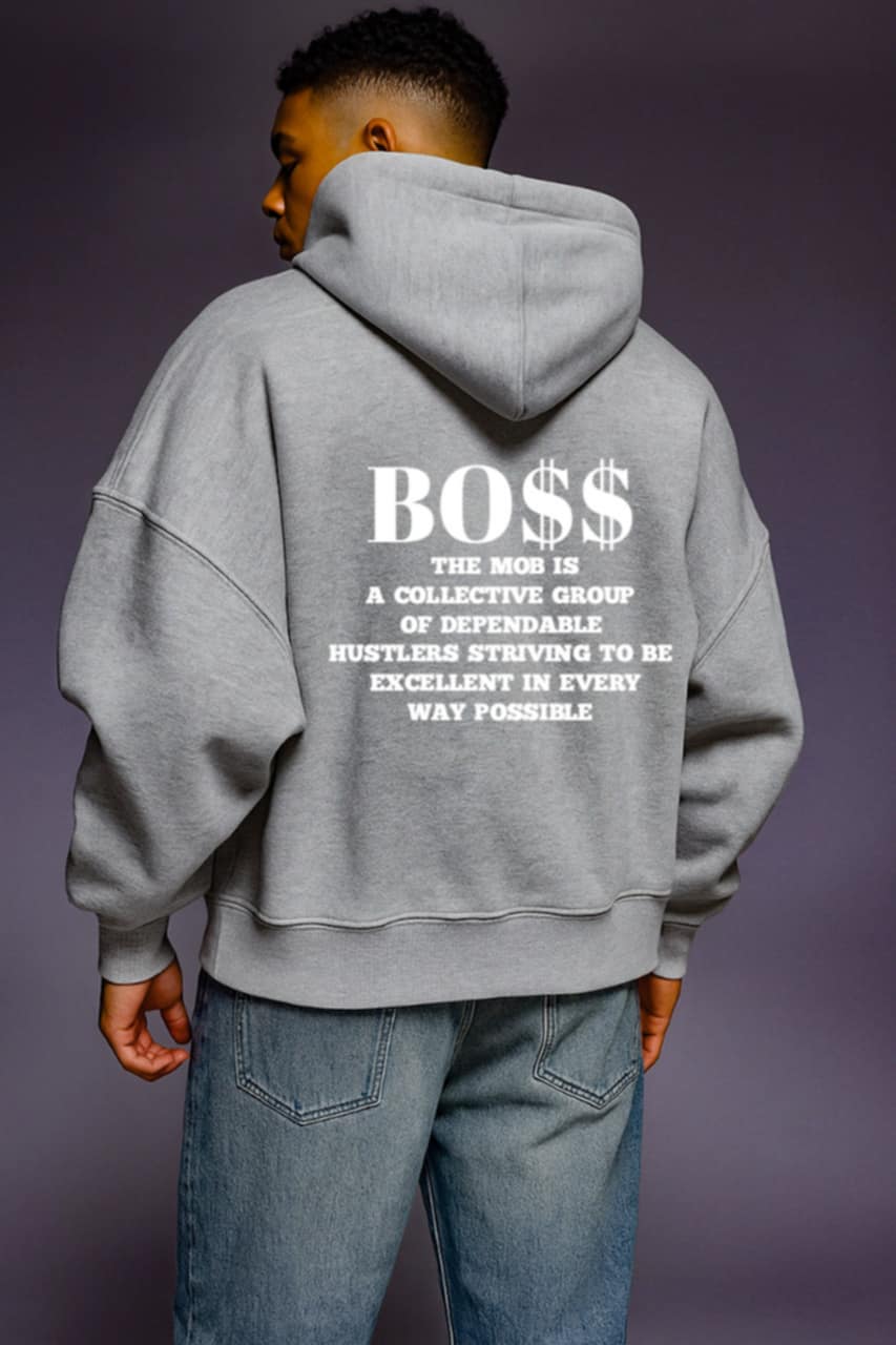 Men’s Grey MOB Hoodie