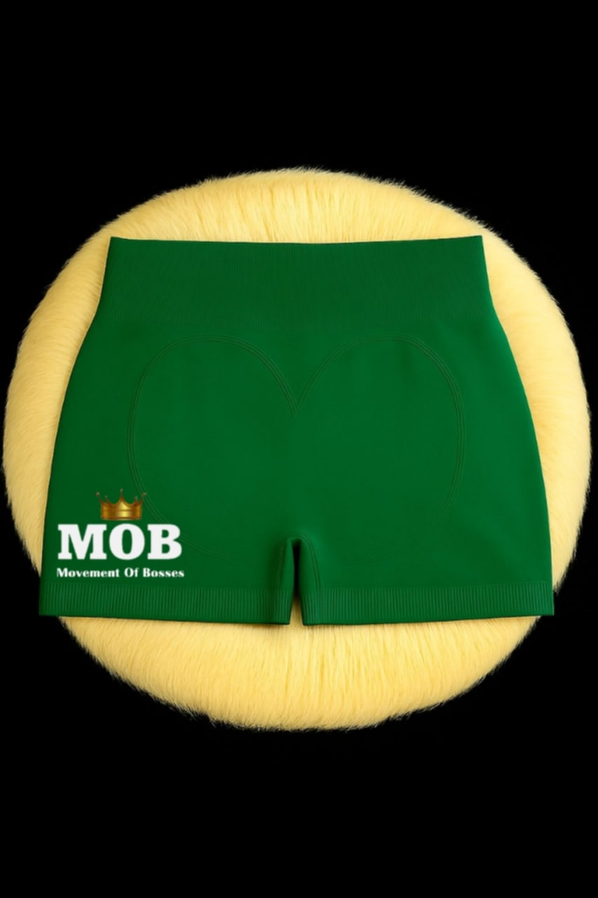 Green MOB Legging Shorts