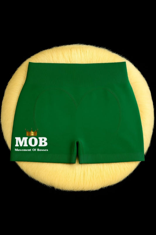 Green MOB Legging Shorts