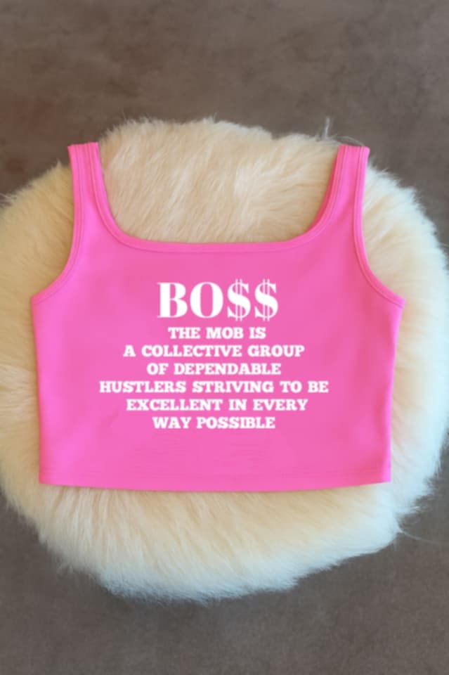 Pink MOB Tank Top