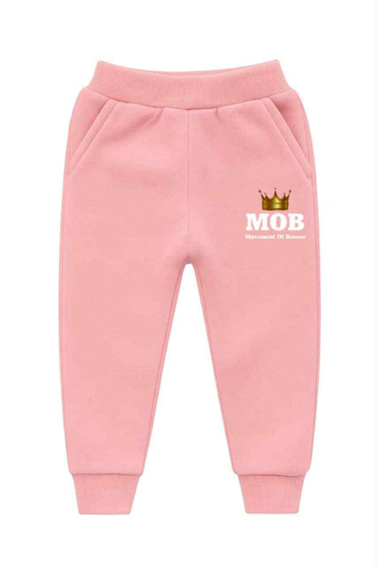 Toddler Light Pink MOB Jogger Pants