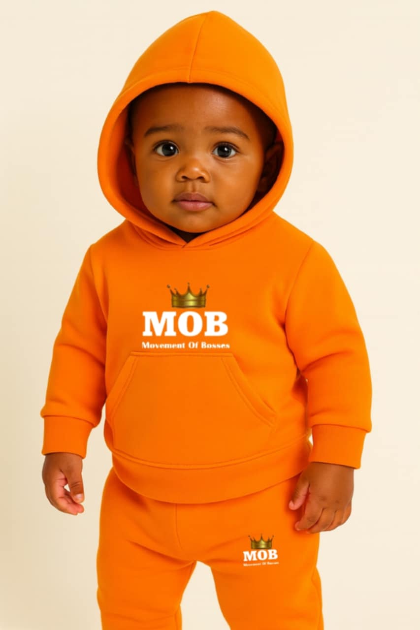 Toddler Orange MOB Jumpsuit