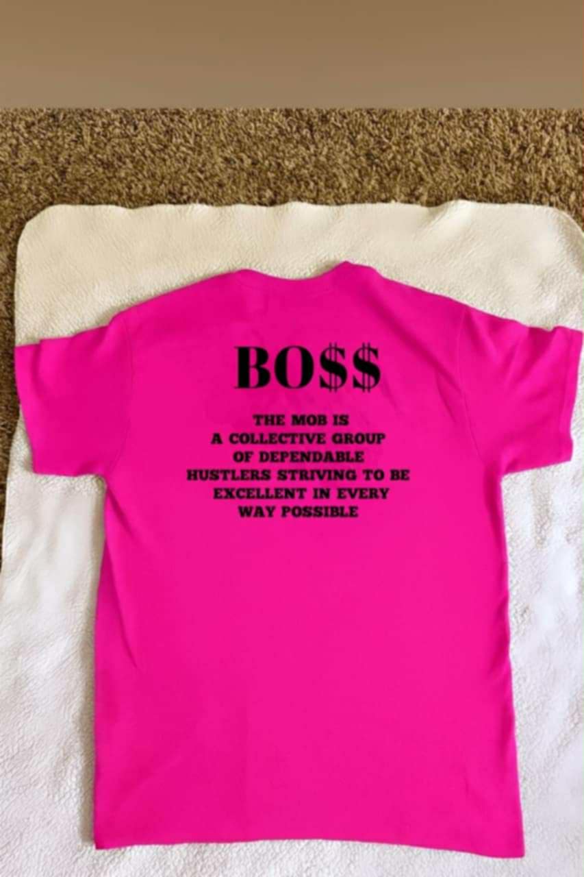 Women's Dark Pink MOB T-Shirt