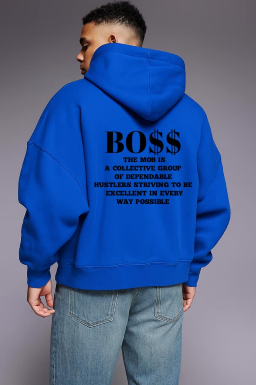 Men's Royal Blue With Black Font