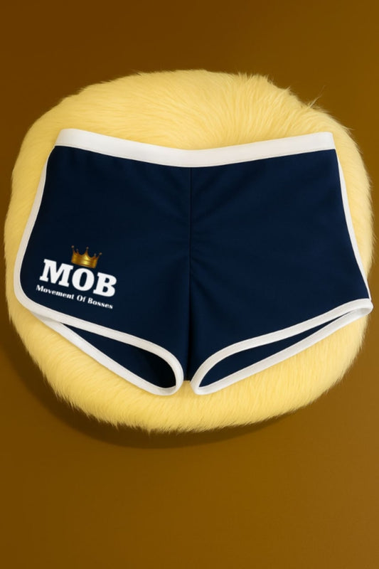 Navy 2Tone Workout MOB Shorts