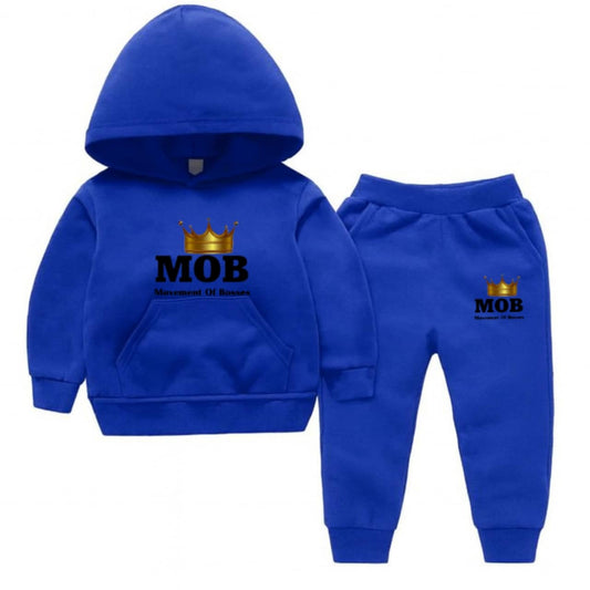 Toddler Royal Blue with Black Font MOB Jumpsuit