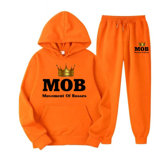 Men's Orange With Black Font