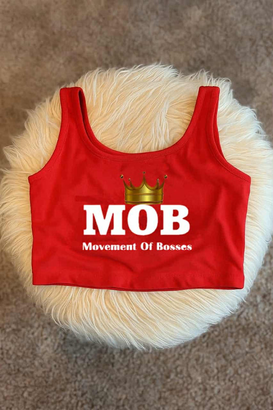 Red MOB Crop Top