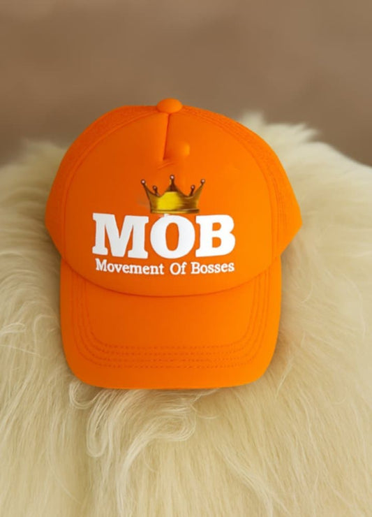 Orange MOB Hat