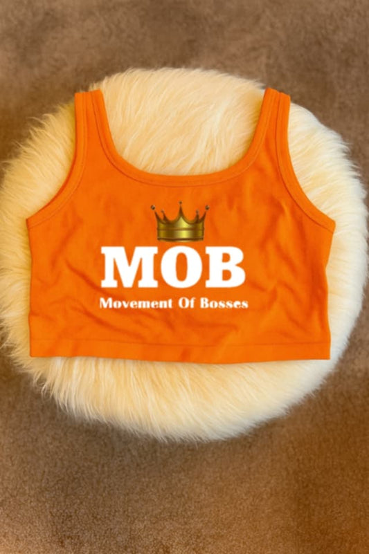 Orange MOB Crop Top