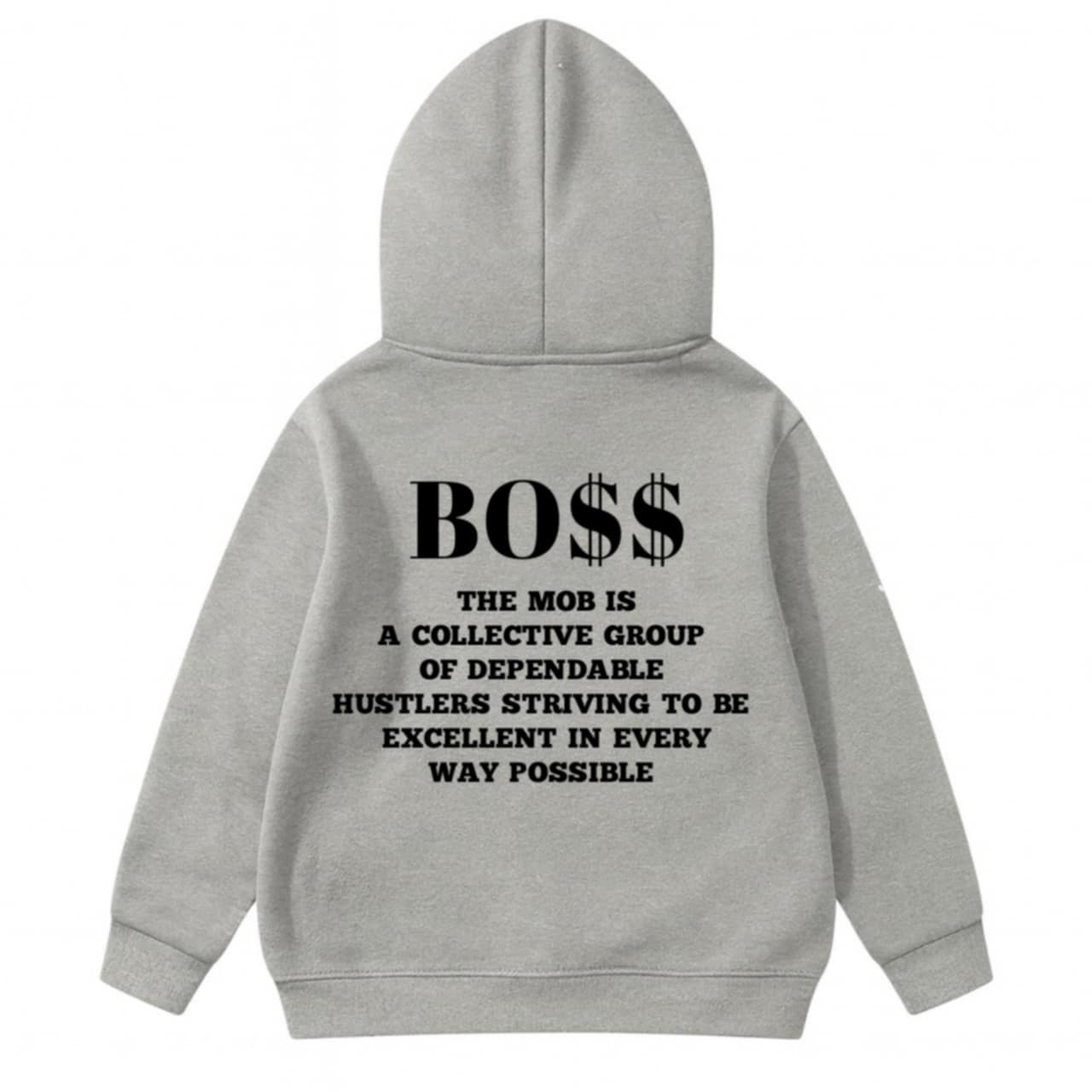 Toddler Grey With Black Font MOB Jumpsuit