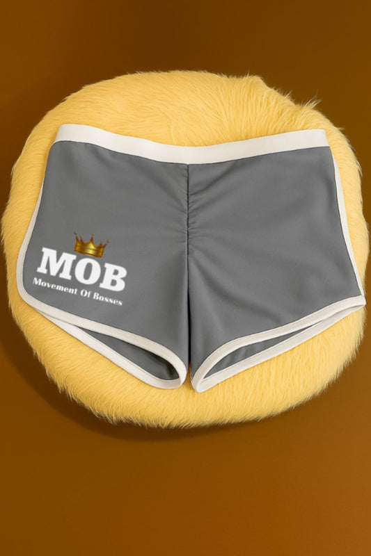 Grey 2Tone Workout MOB Shorts