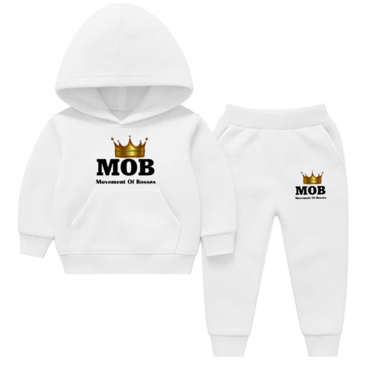 Toddler White MOB Jumpsuit