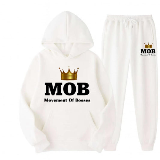 Mens's White MOB Jumpsuit