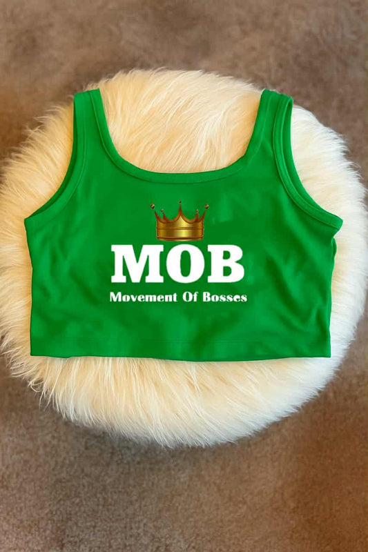 Green MOB Tank Top