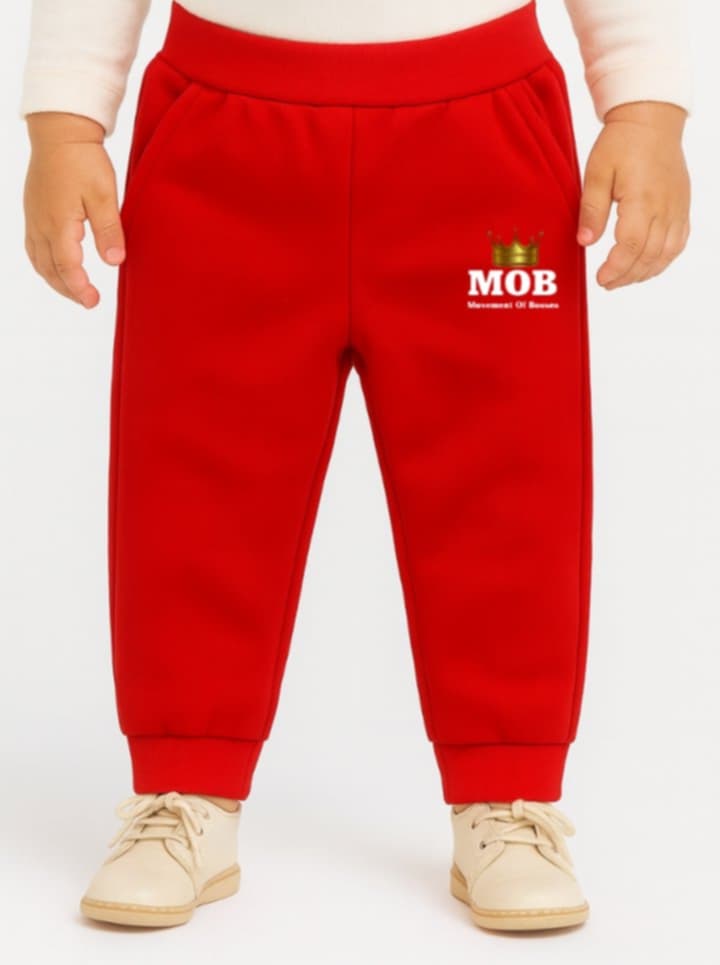 Toddler Red MOB Jogger Pants