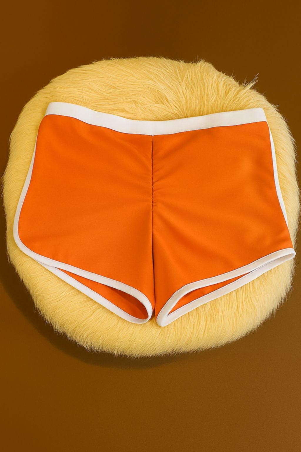 Orange 2Tone Workout MOB Shorts